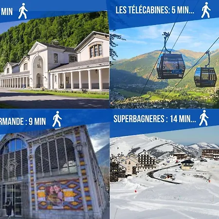Le Perchoir, Avec Parking, Face Aux Thermes Apartman Bagnères-de-Luchon