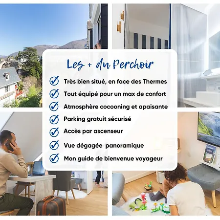 Le Perchoir, Avec Parking, Face Aux Thermes Apartman Bagnères-de-Luchon
