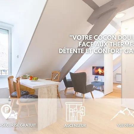 Le Perchoir, Avec Parking, Face Aux Thermes Apartamento *