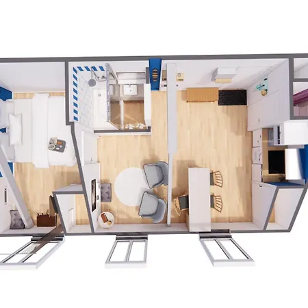 Le Perchoir, Avec Parking, Face Aux Thermes Apartman